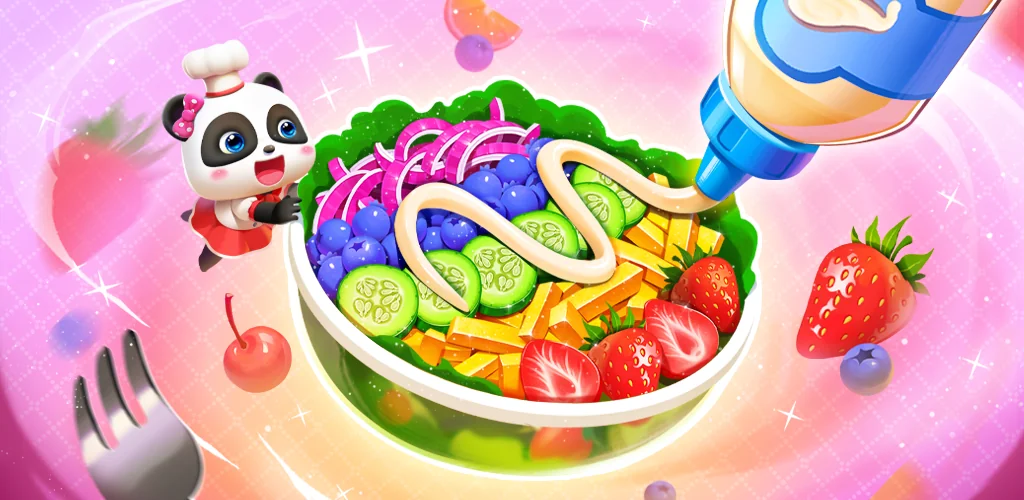 Arte de capa do Little Panda's Restaurant jogo para Android