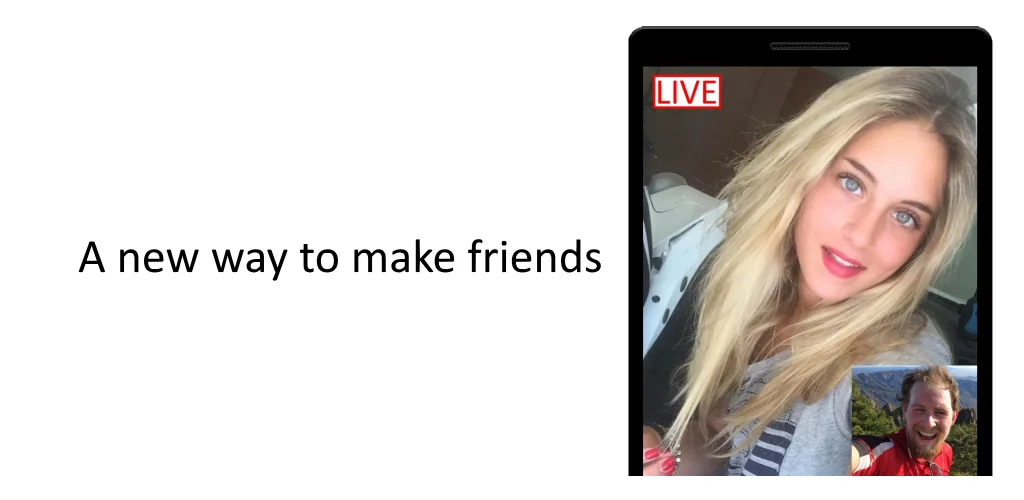 Livetalk - Live Video Chat application cover art for Android