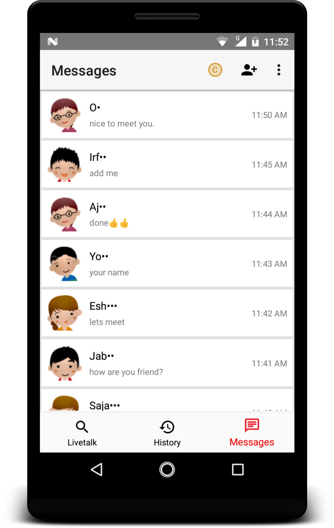 Capture d\'écran 4 de Livetalk - Live Video Chat