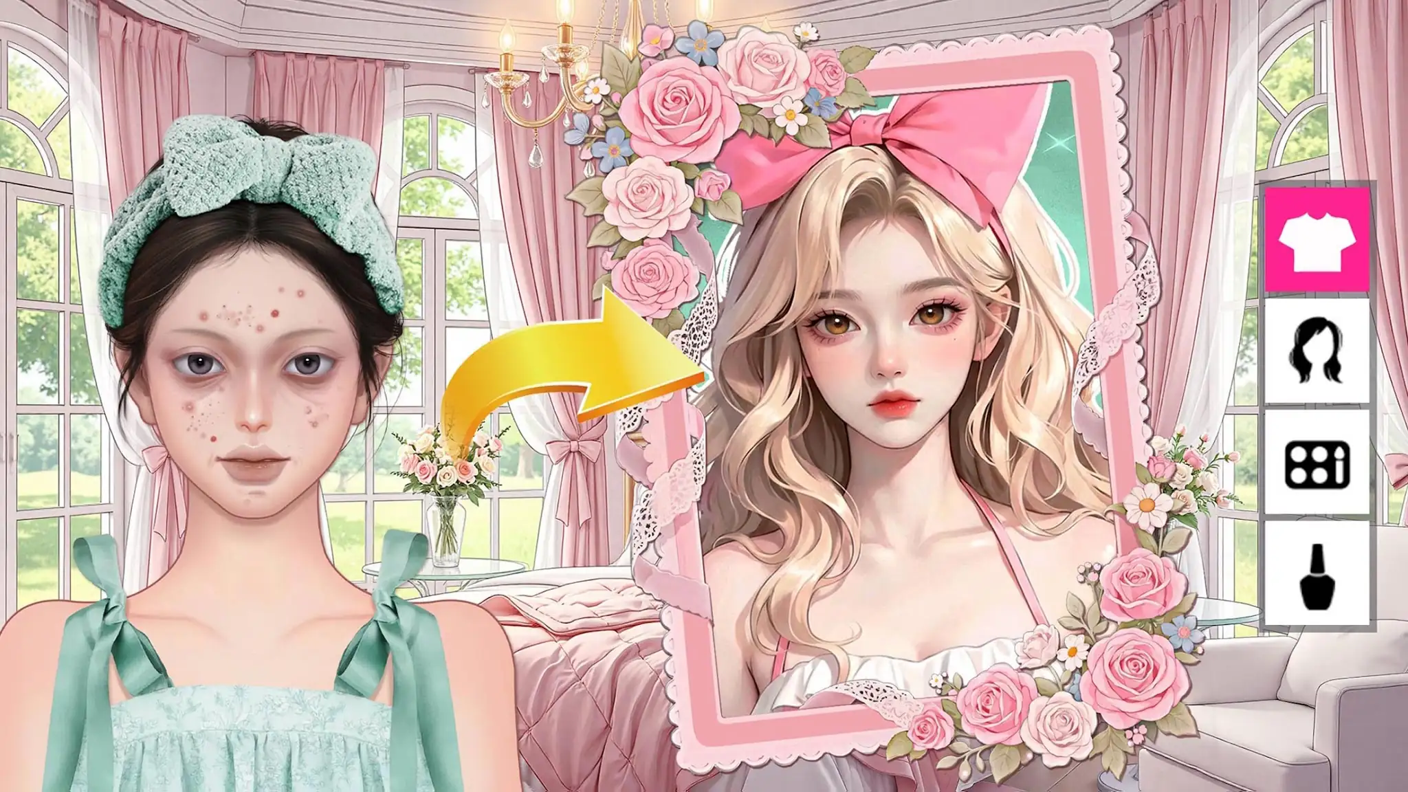 女生游戏 - 公主化妆游戏 装扮游戏 截图 7