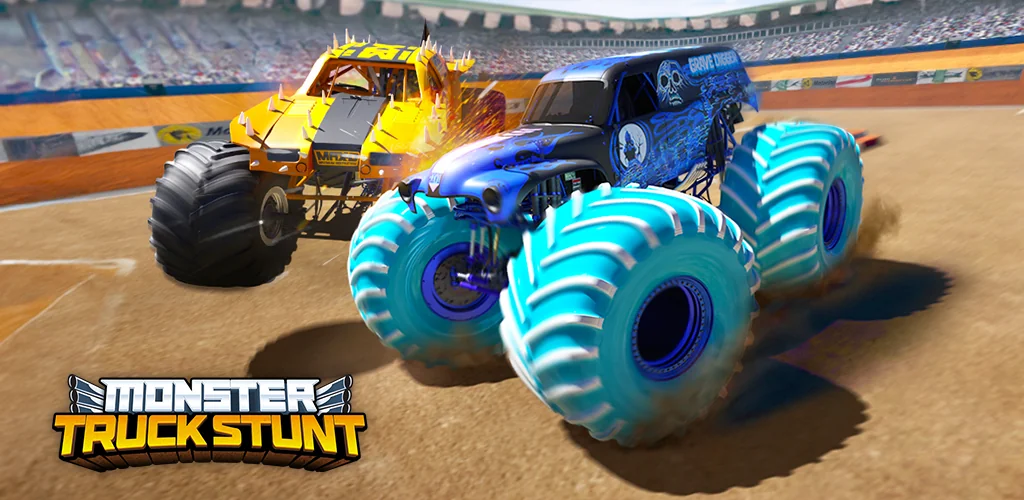 Monster Truck Stunt Racing игра обложка для Android