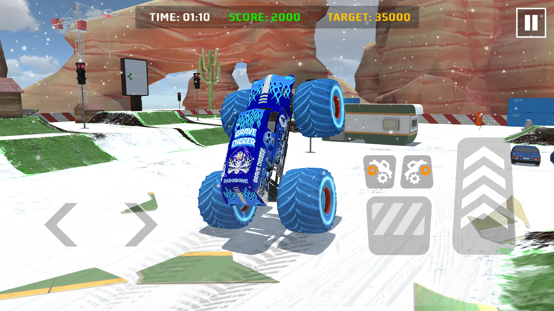 Monster Truck Stunt Racing скриншот 1