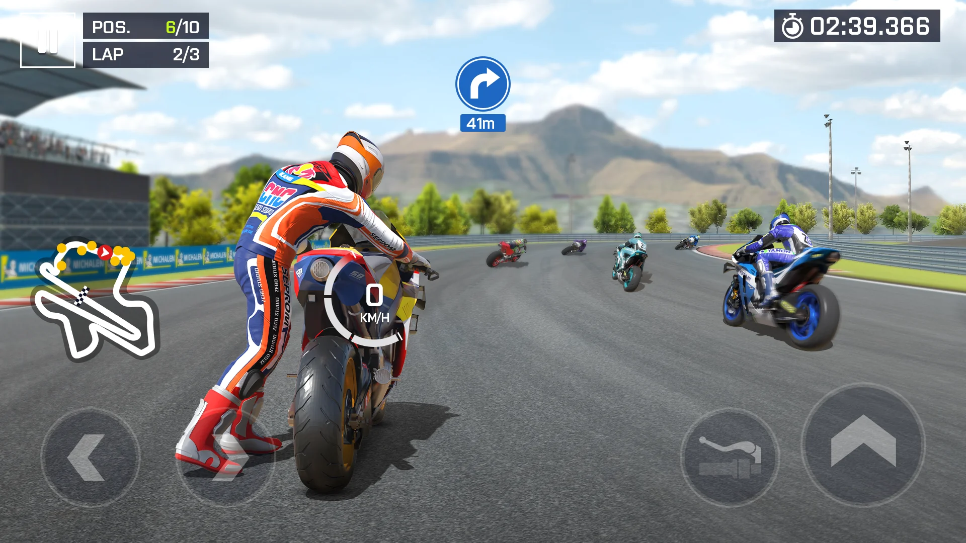 Captura de tela de Moto Rider, Real Bike Racing 3