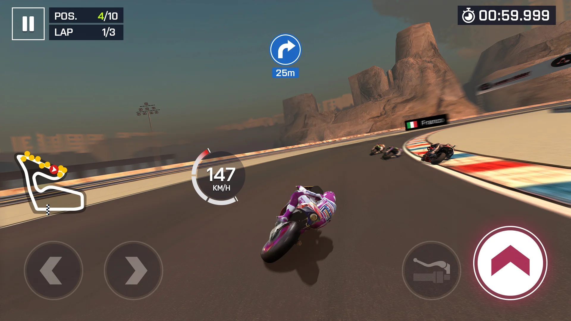Captura de tela de Moto Rider, Real Bike Racing 7