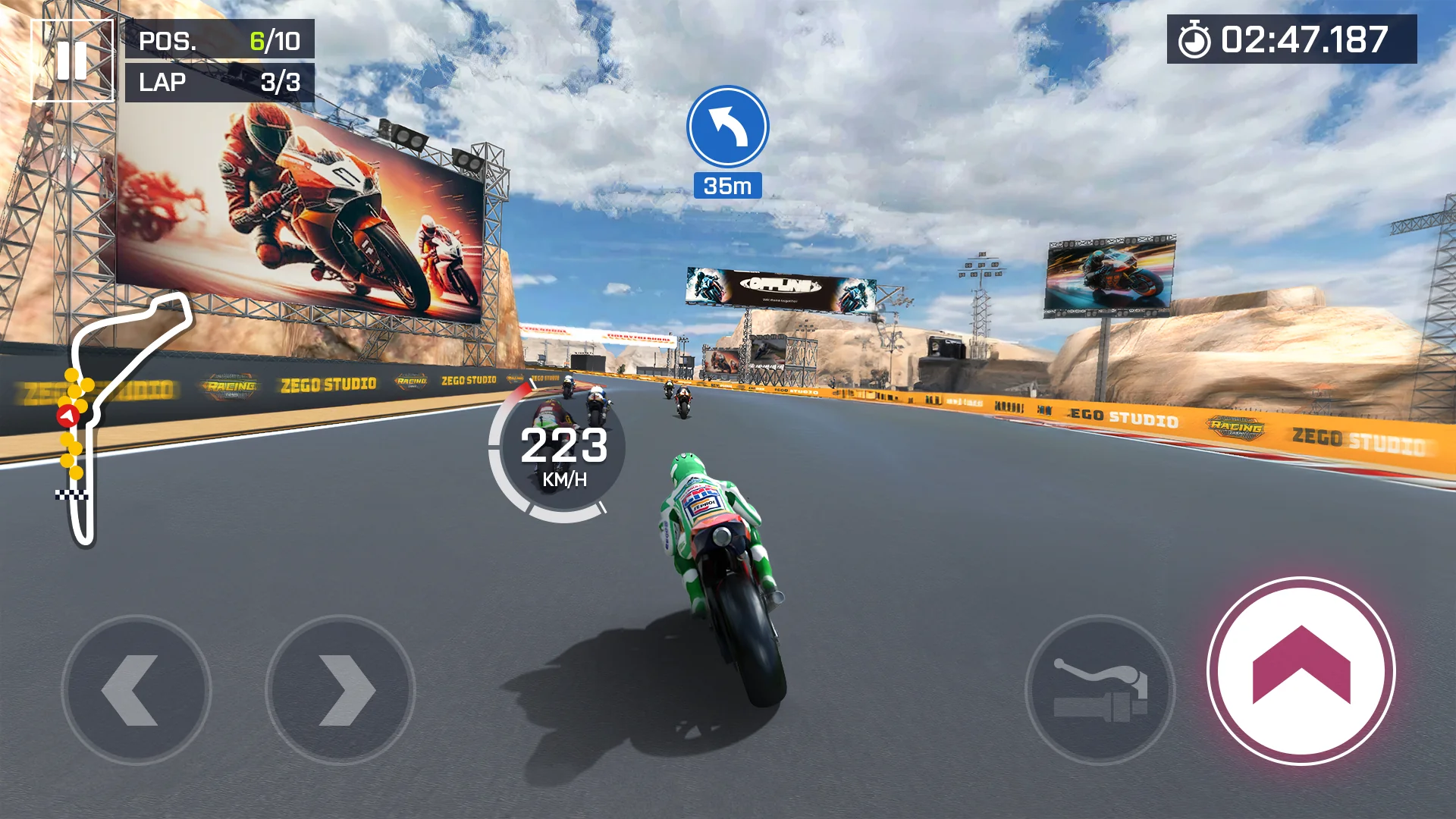 Captura de tela de Moto Rider, Real Bike Racing 8