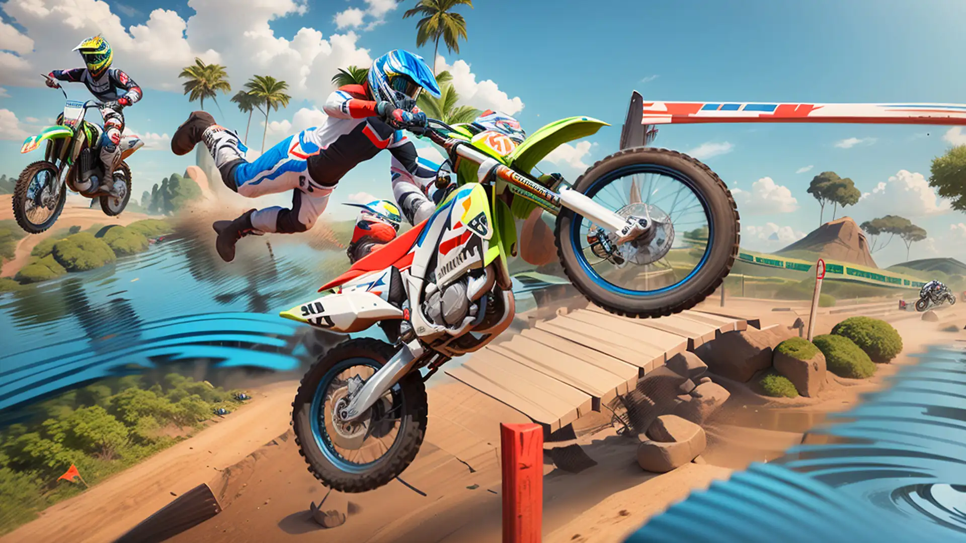 Motocross Bike Racing Game скриншот 2