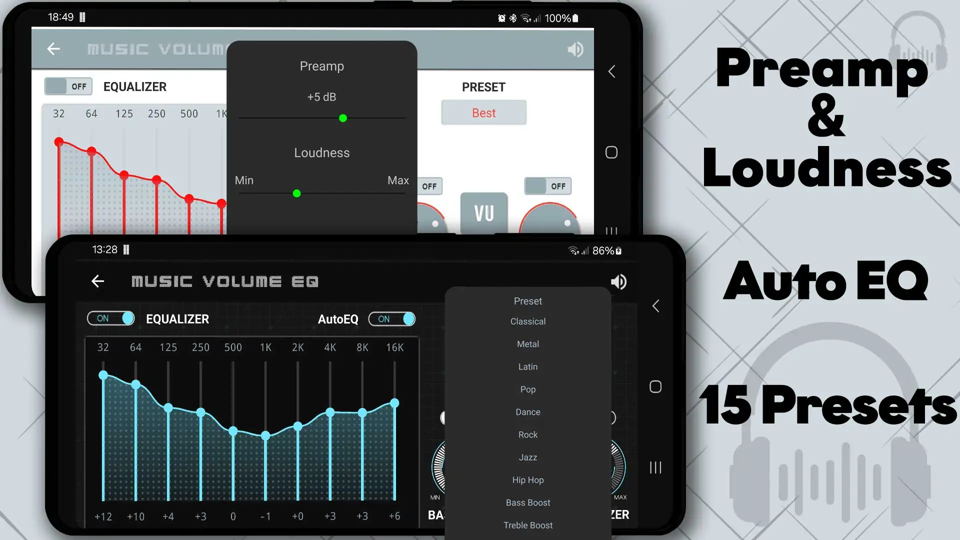 Captura de tela de Musica Volume EQ - Equalizador 8