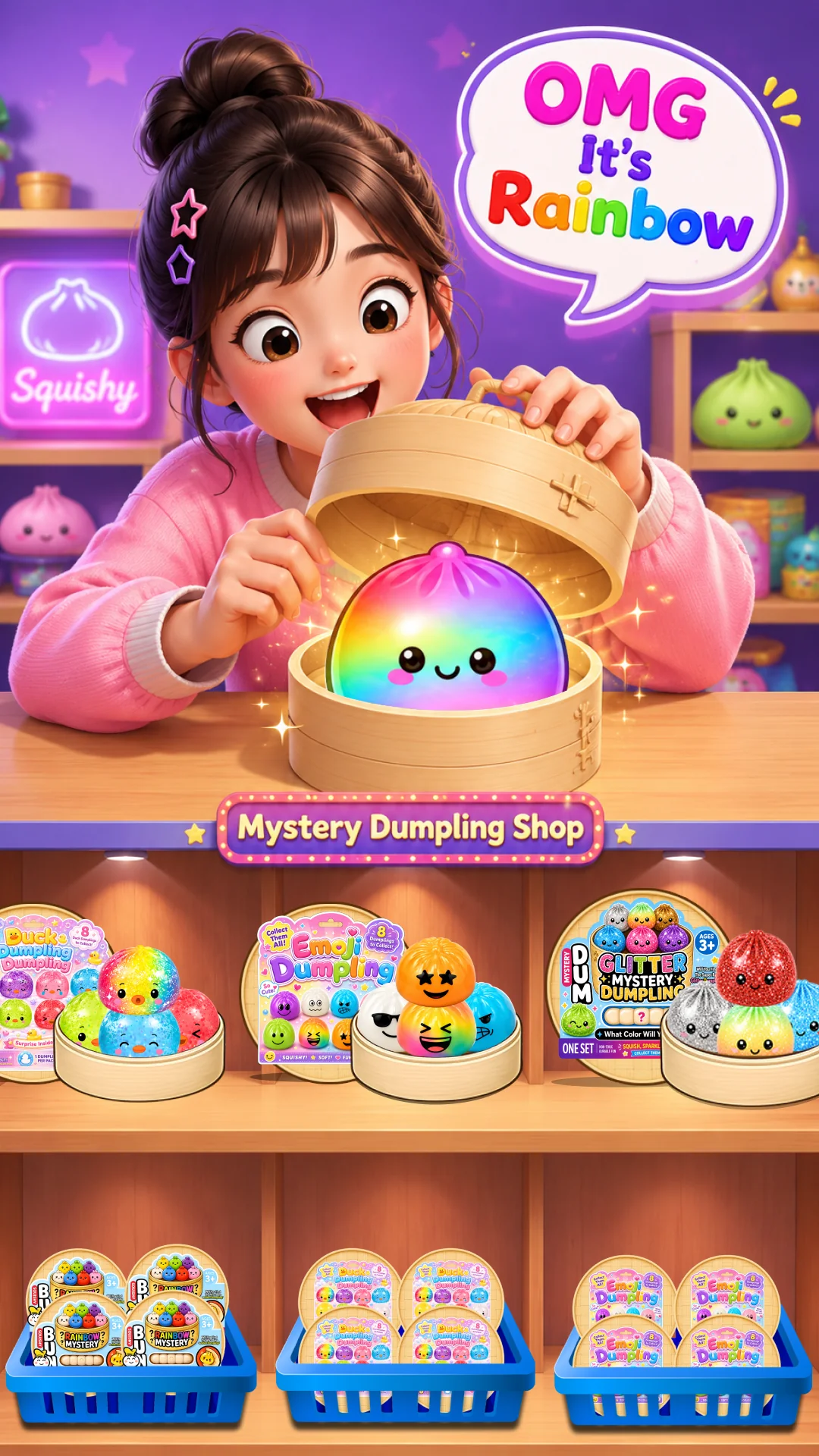 Mystery Dumpling: Unbox ASMR ekran görüntüsü 2