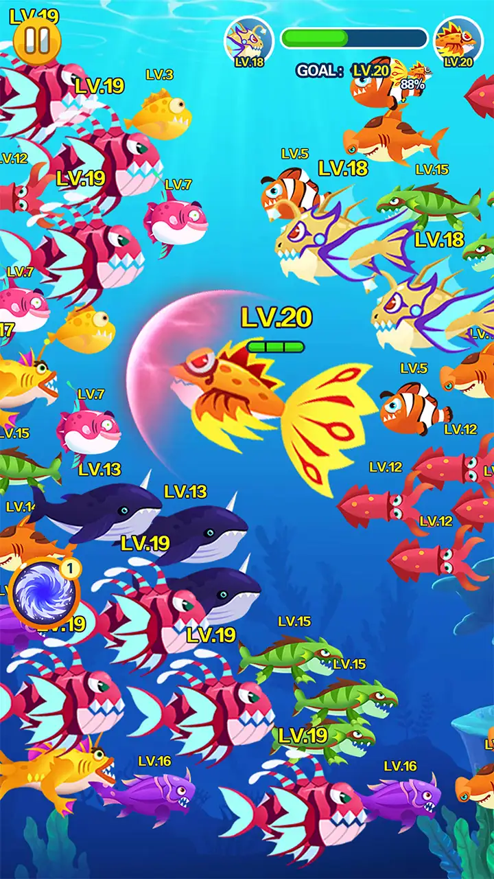 لقطة شاشة 1 لـ Ocean Domination - Fish.IO