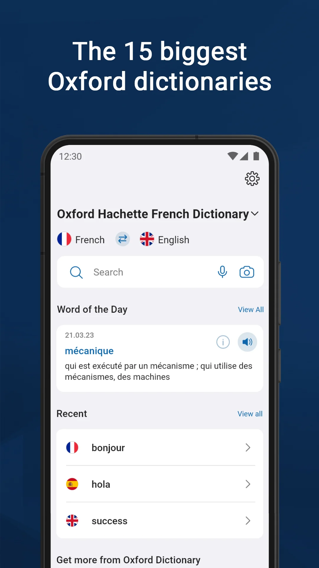 Capture d\'écran 2 de Oxford Dictionary