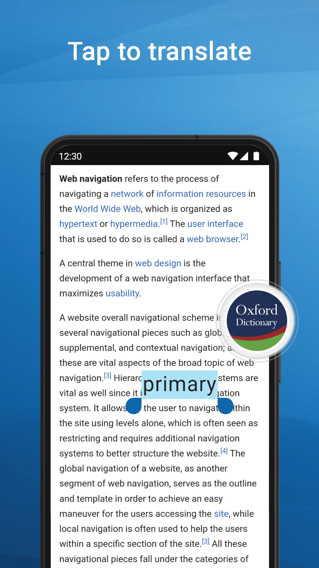 Capture d\'écran 8 de Oxford Dictionary