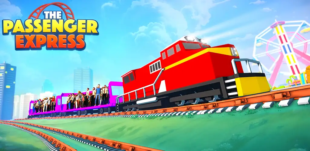 Arte de capa do Passenger Express Train Game jogo para Android