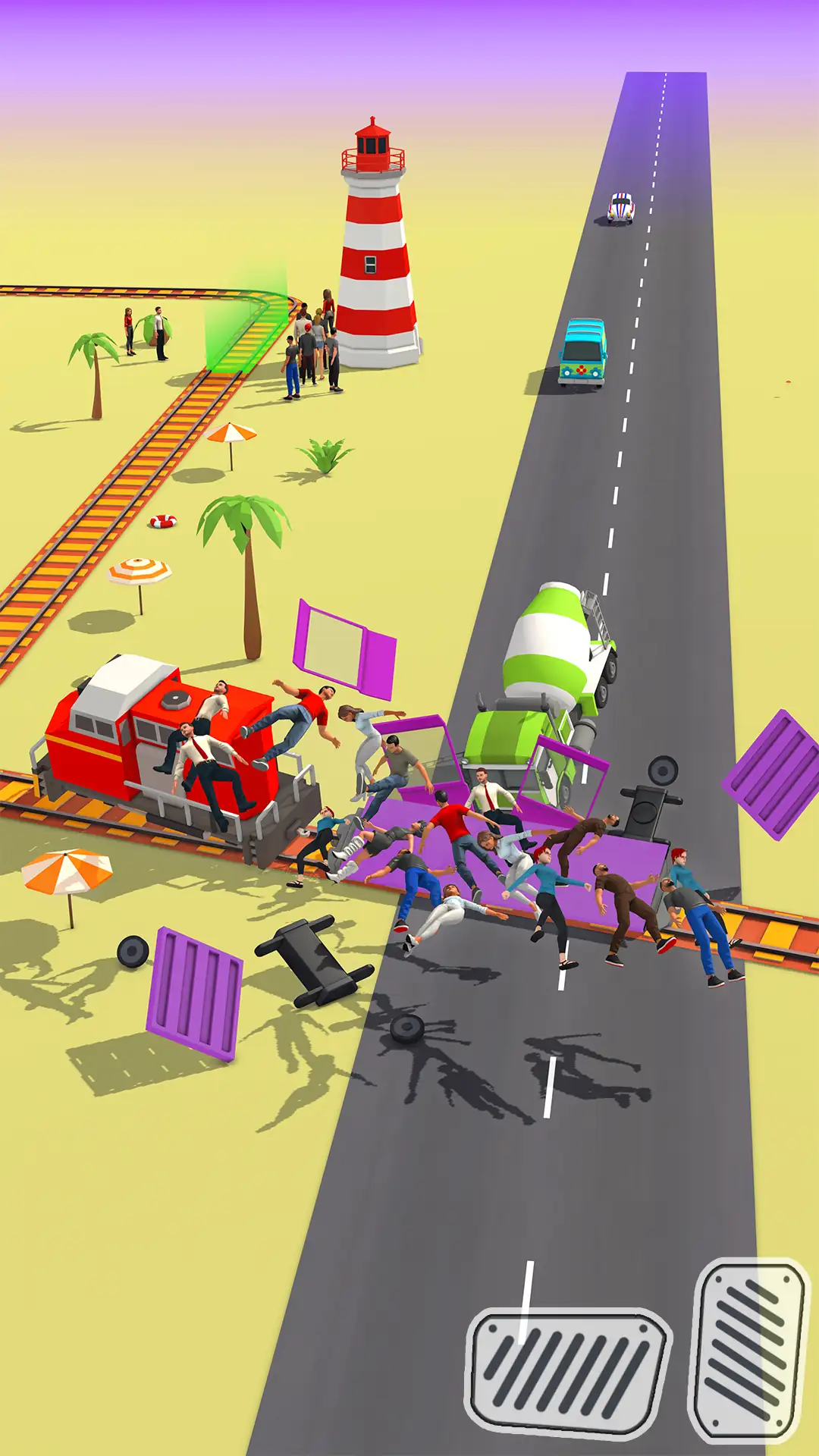 Captura de tela de Passenger Express Train Game 3