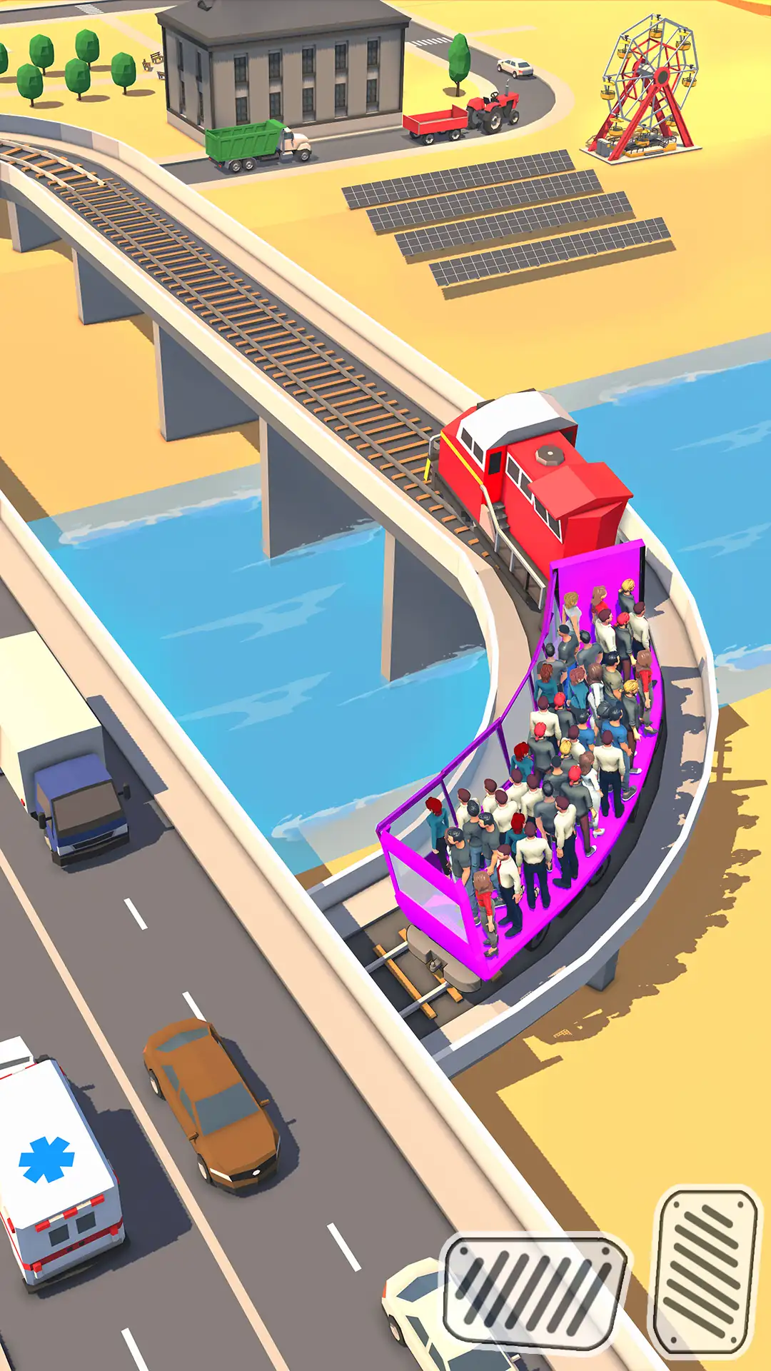 Captura de tela de Passenger Express Train Game 4