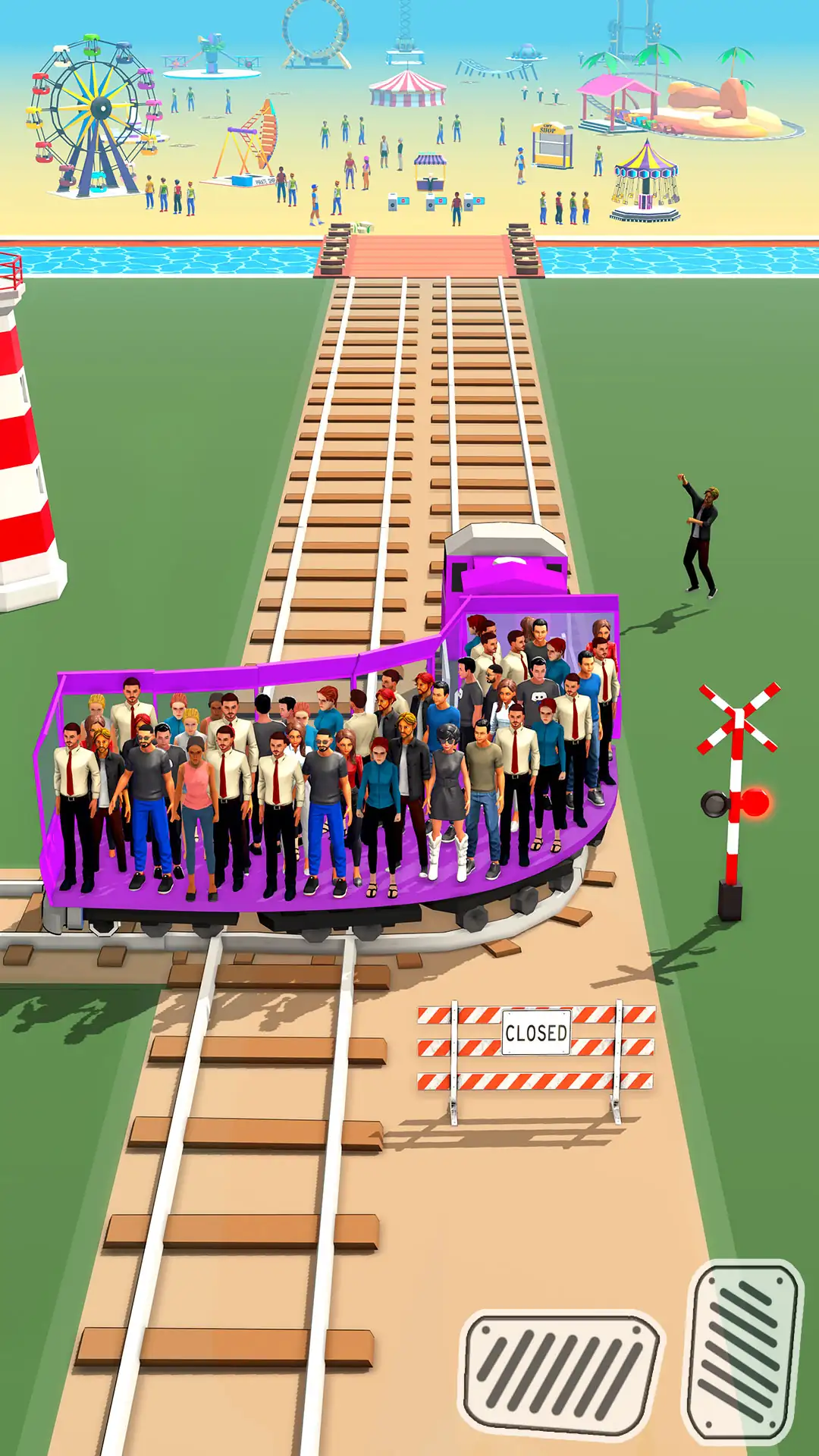 Captura de tela de Passenger Express Train Game 5