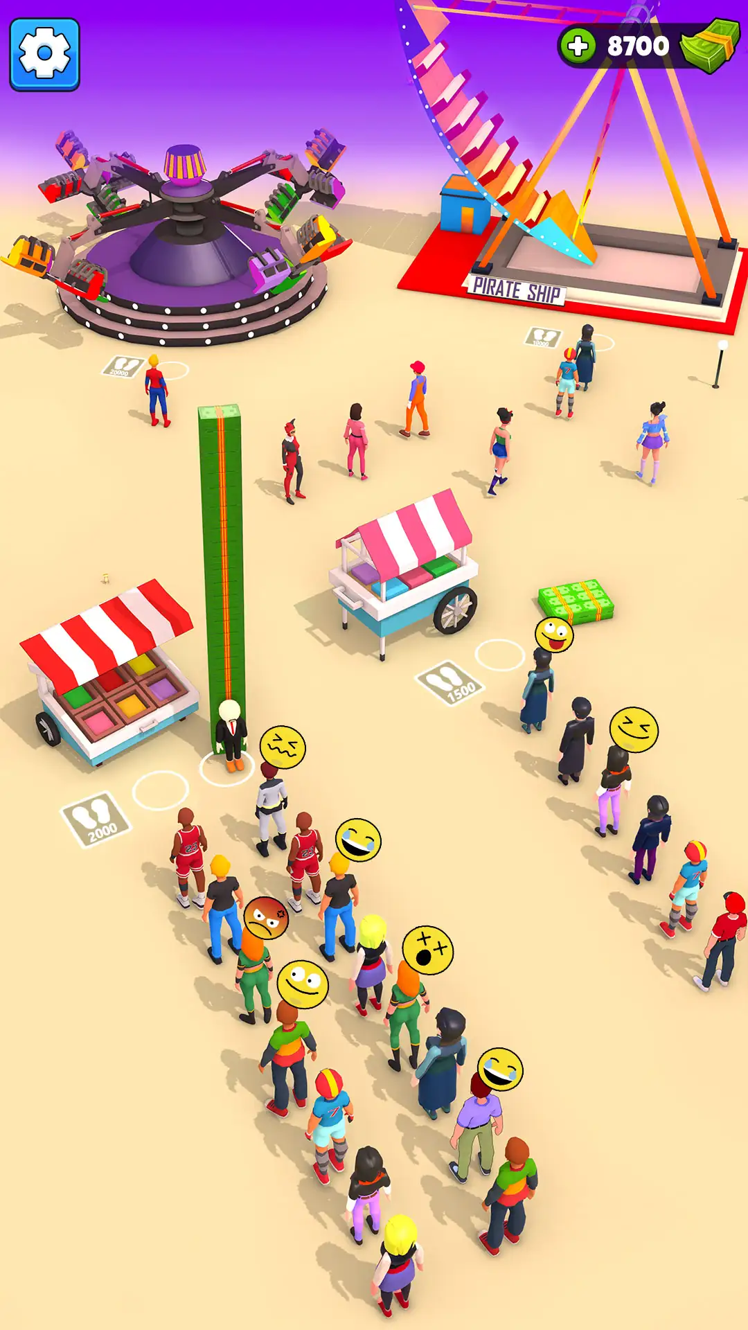 Captura de tela de Passenger Express Train Game 6