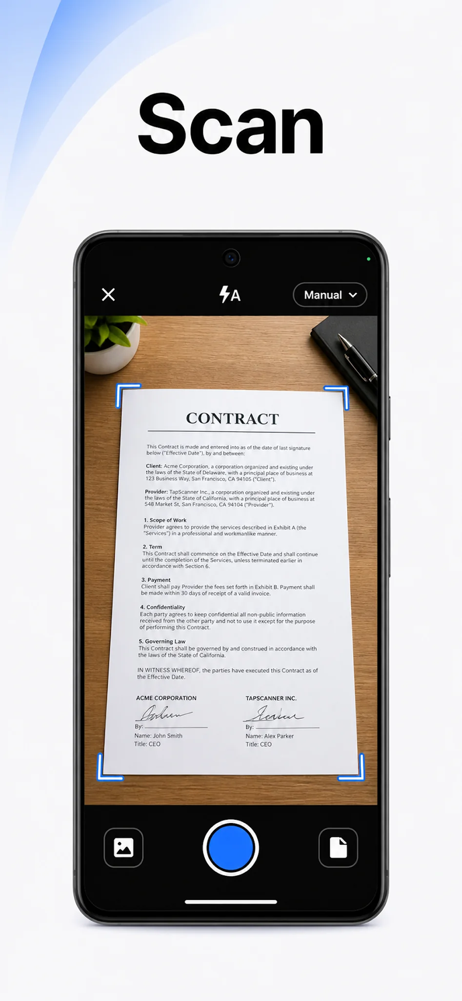PDF Scanner app - TapScanner screenshot 1
