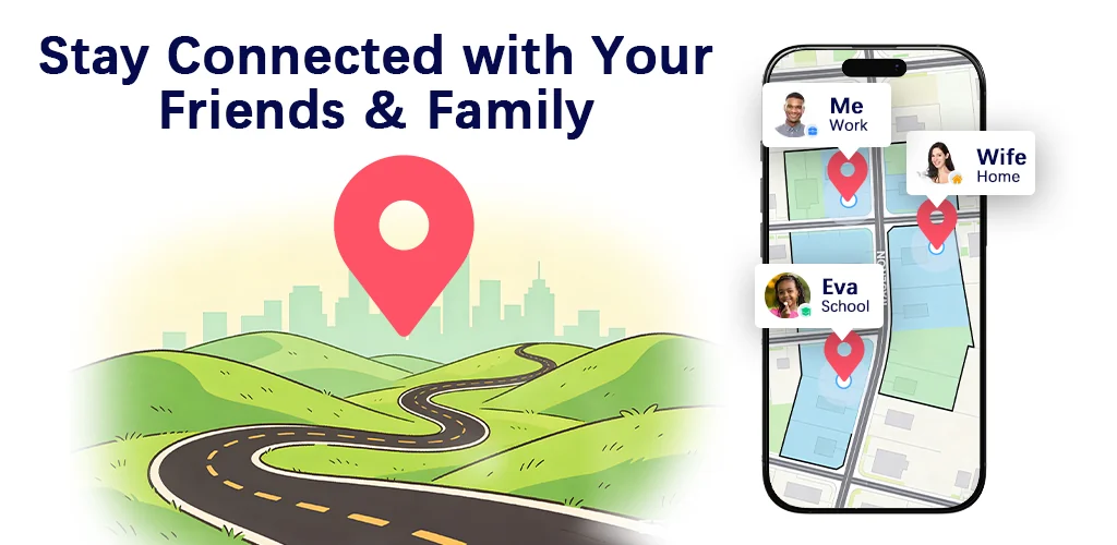 Phone Tracker GPS Location приложение обложка для Android