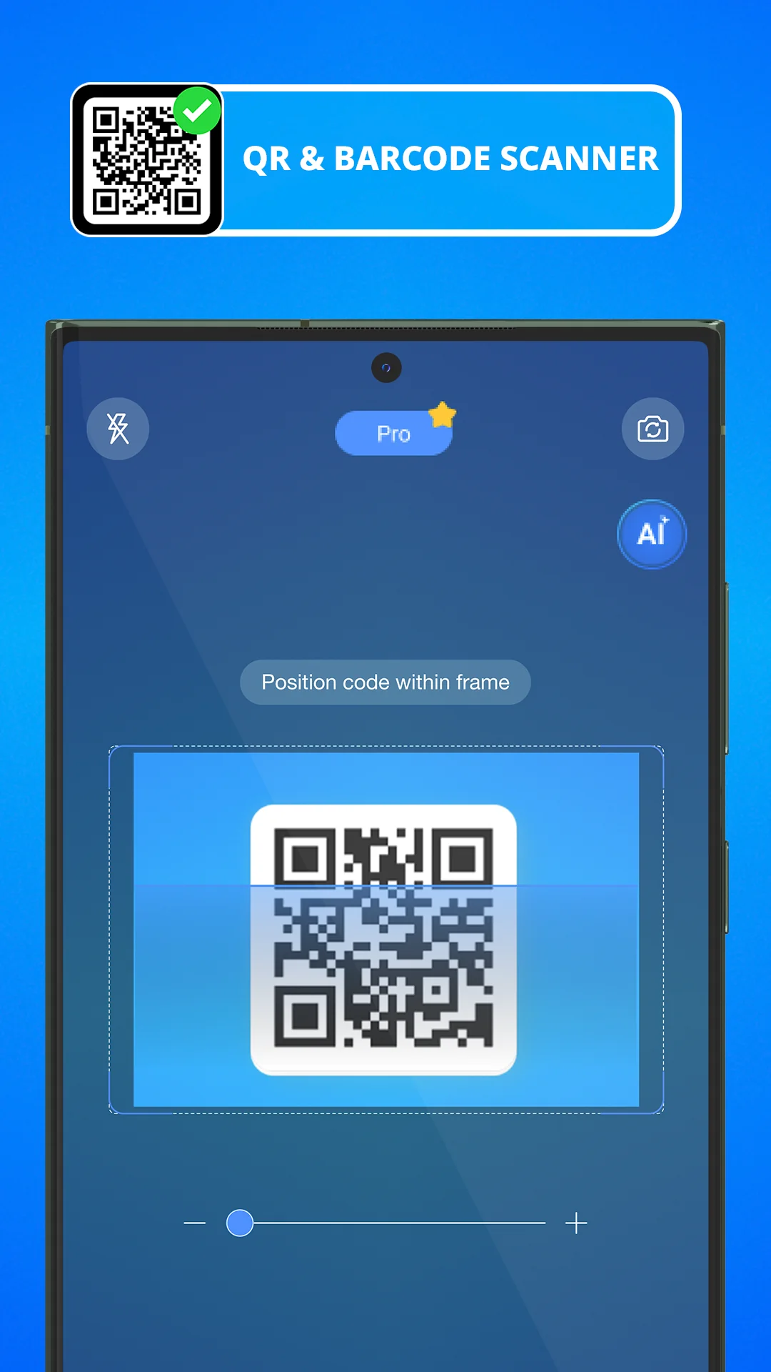 Capture d\'écran 1 de QR Scanner: lecteur de code QR