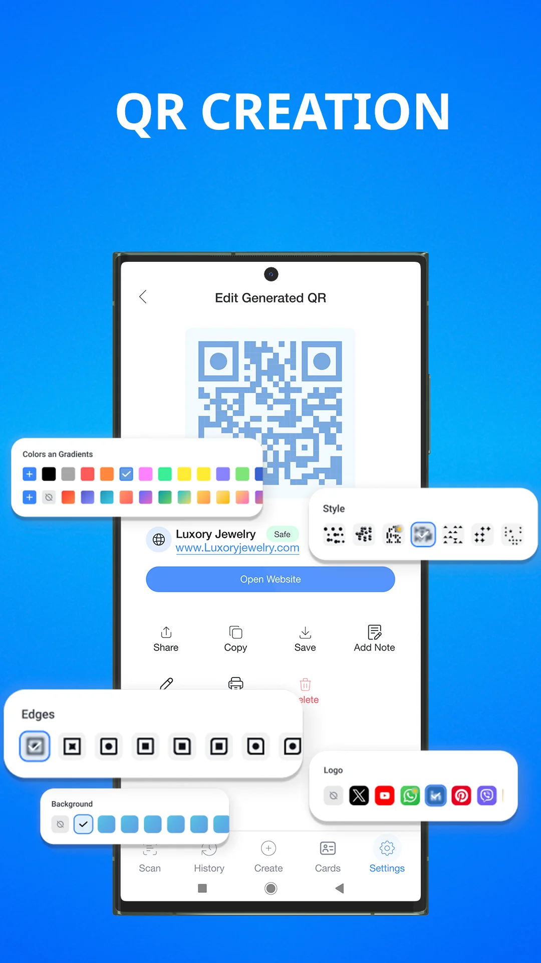 Capture d\'écran 3 de QR Scanner: lecteur de code QR