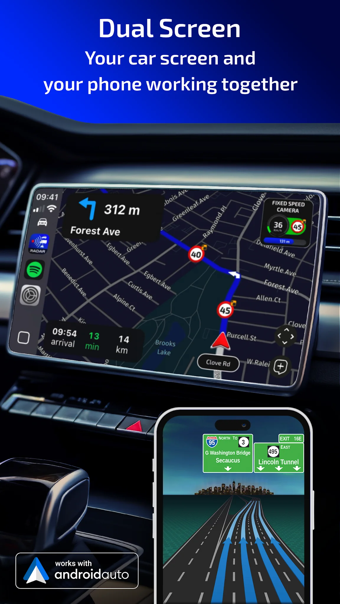 Captura de pantalla 2 de Radarbot: Radar Detector, GPS