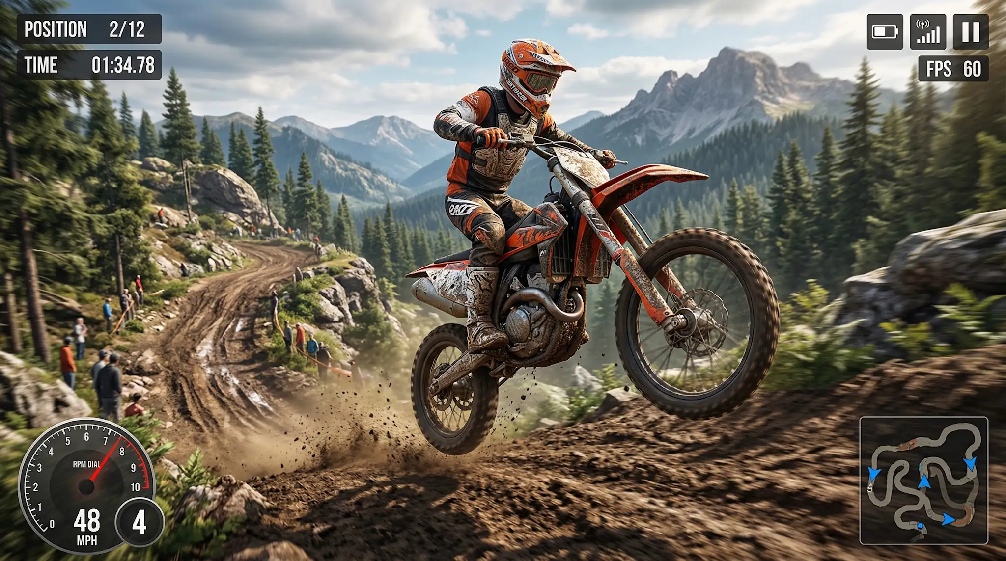 لقطة شاشة 6 لـ Real Extreme Bike Racing Game