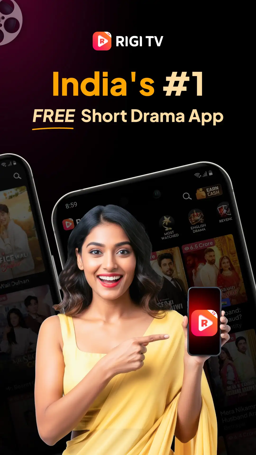 Capture d\'écran 8 de Rigi TV: Short Drama App