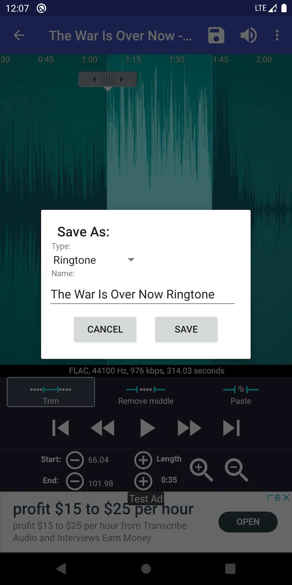 Ringtone Maker:create ringtone screenshot 4
