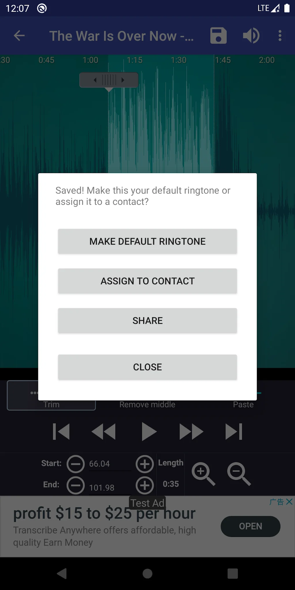 Ringtone Maker:create ringtone screenshot 5