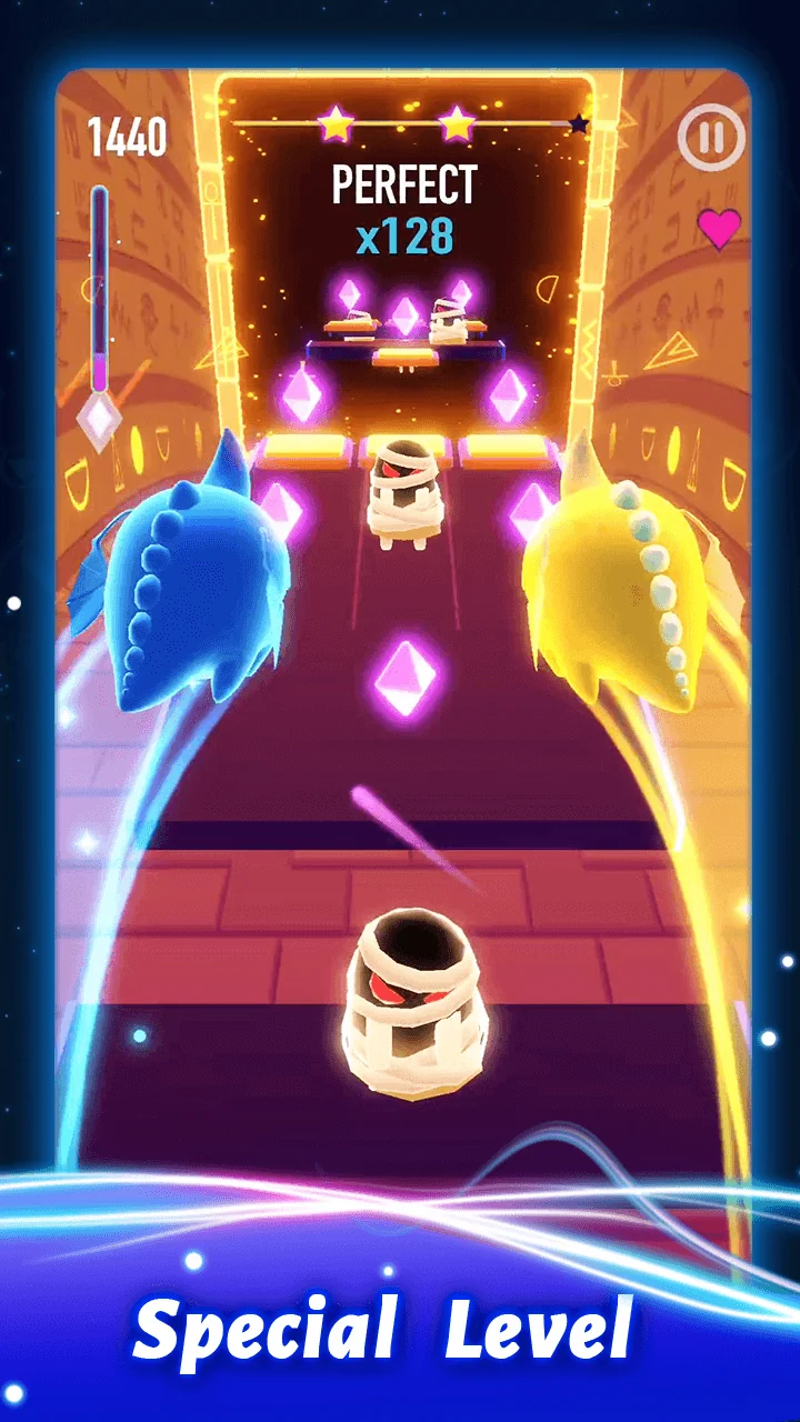 Rolling Twins: Music Ball Rush ekran görüntüsü 1