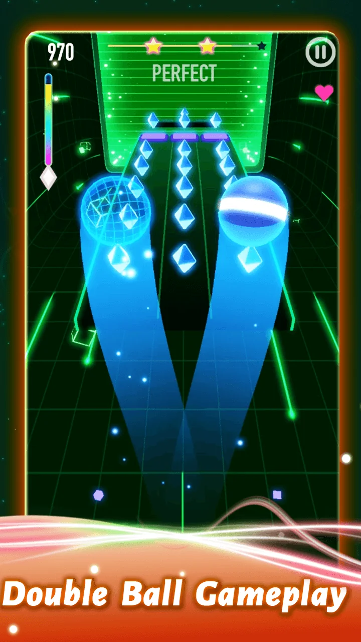 Rolling Twins: Music Ball Rush ekran görüntüsü 3