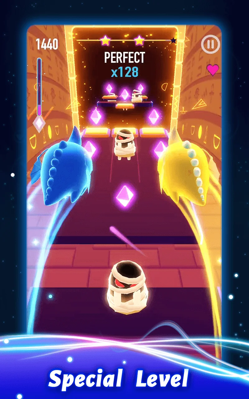 Rolling Twins: Music Ball Rush ekran görüntüsü 8