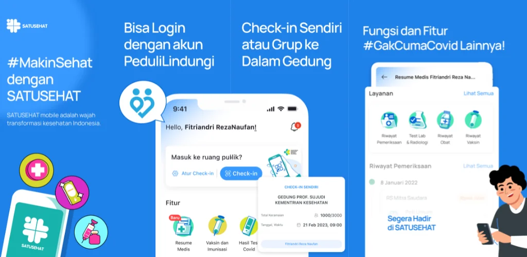 SATUSEHAT Mobile 应用程序 Android 封面艺术