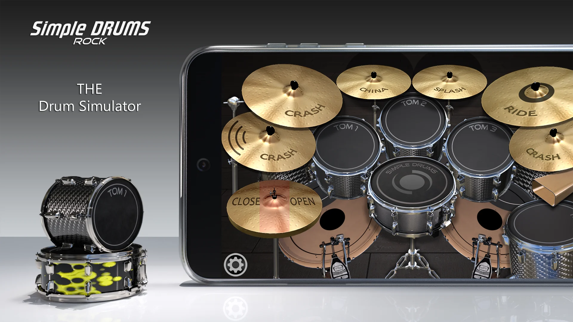 Capture d\'écran 1 de Simple Drums Rock - Drum Set