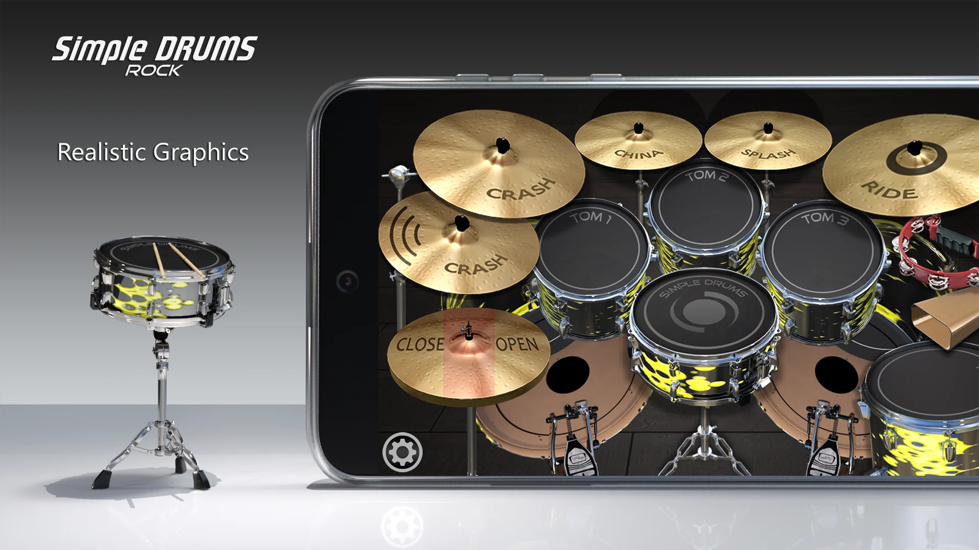 Capture d\'écran 2 de Simple Drums Rock - Drum Set