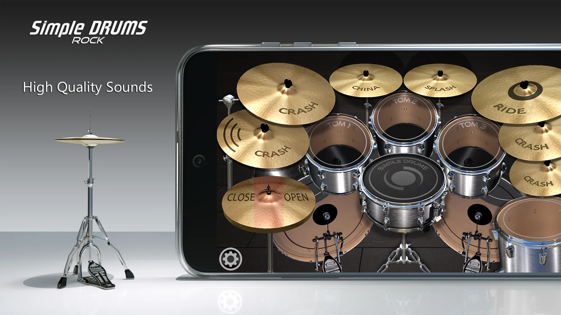 Capture d\'écran 3 de Simple Drums Rock - Drum Set