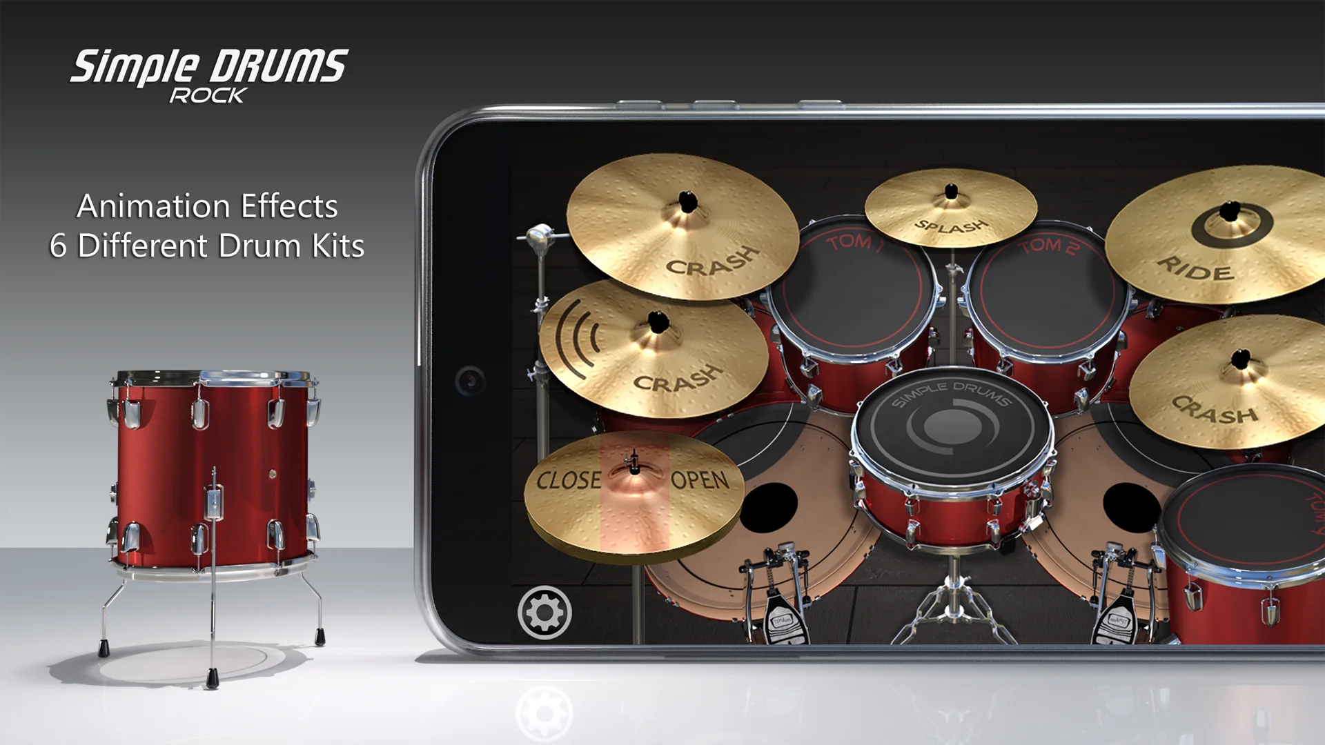 Capture d\'écran 4 de Simple Drums Rock - Drum Set