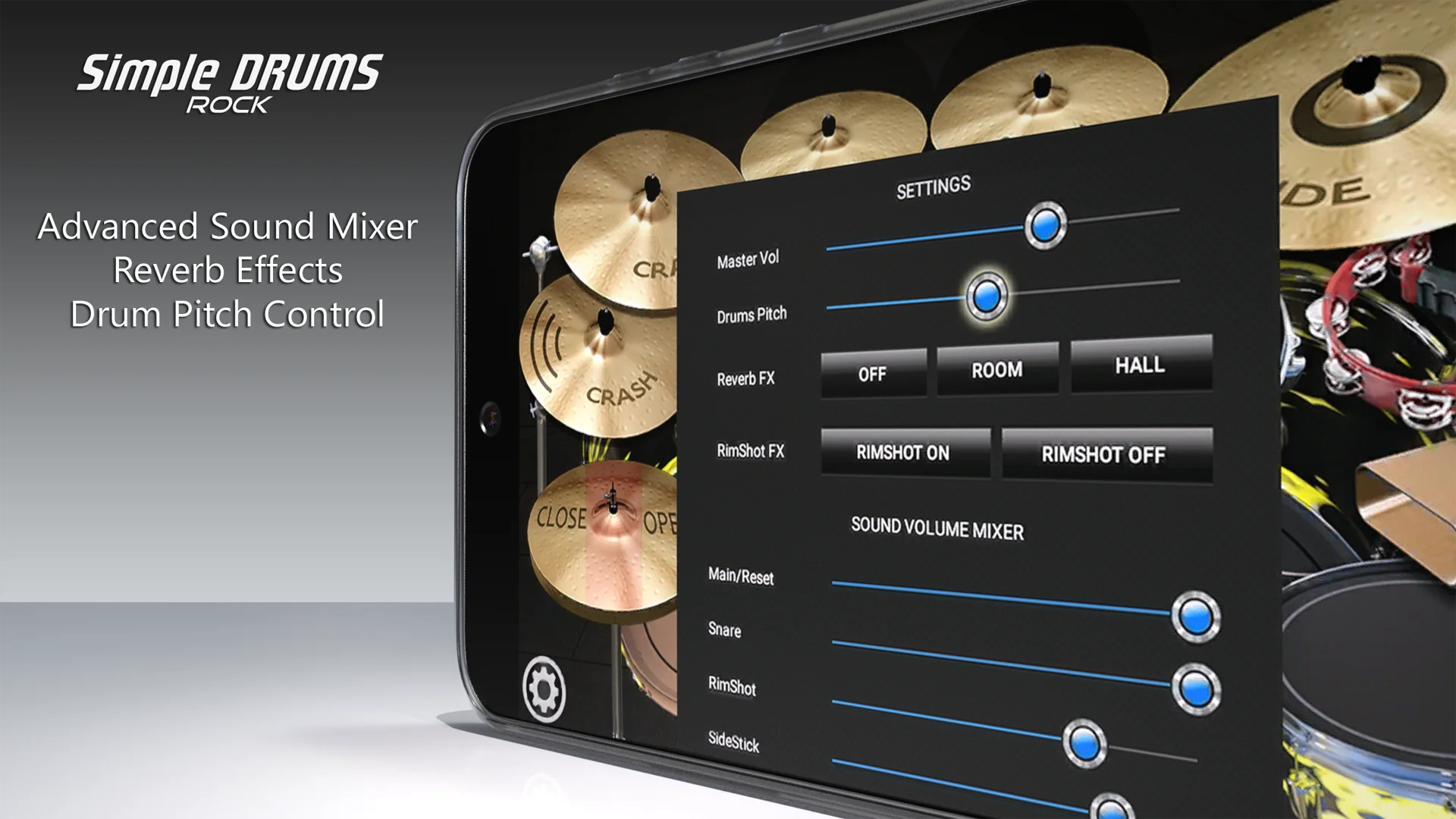 Capture d\'écran 5 de Simple Drums Rock - Drum Set