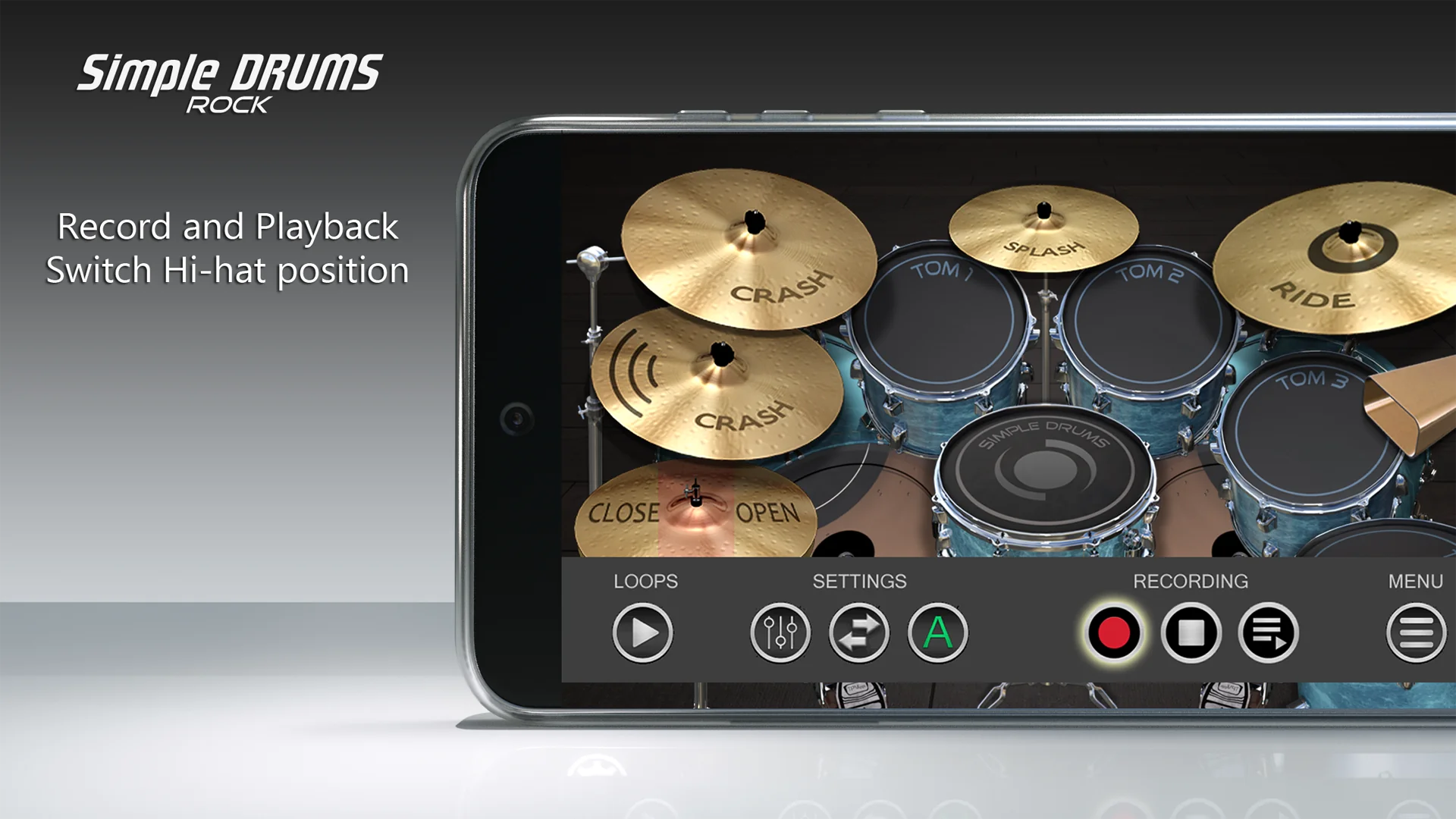 Capture d\'écran 6 de Simple Drums Rock - Drum Set