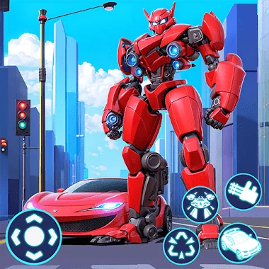 Smash Car: Robot Racing Иконка