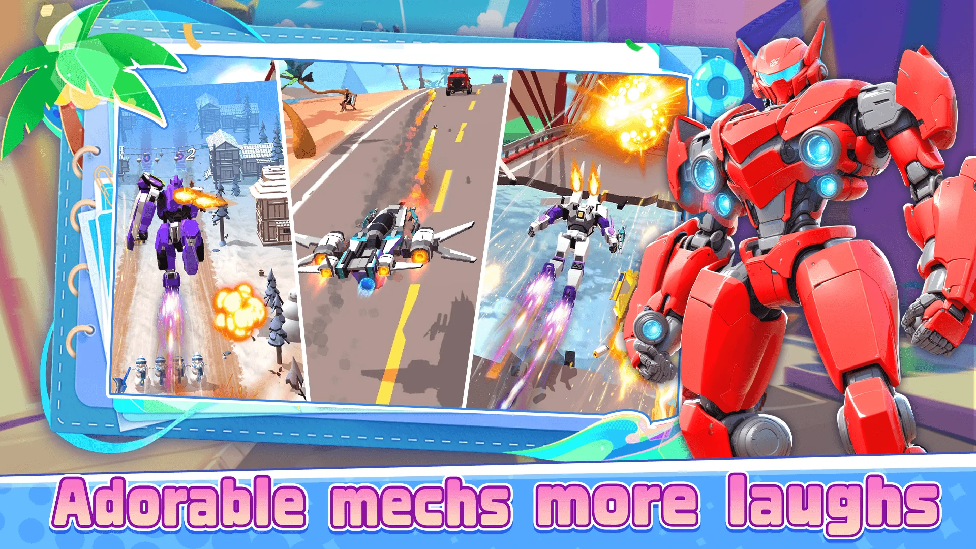 Smash Car: Robot Racing скриншот 3