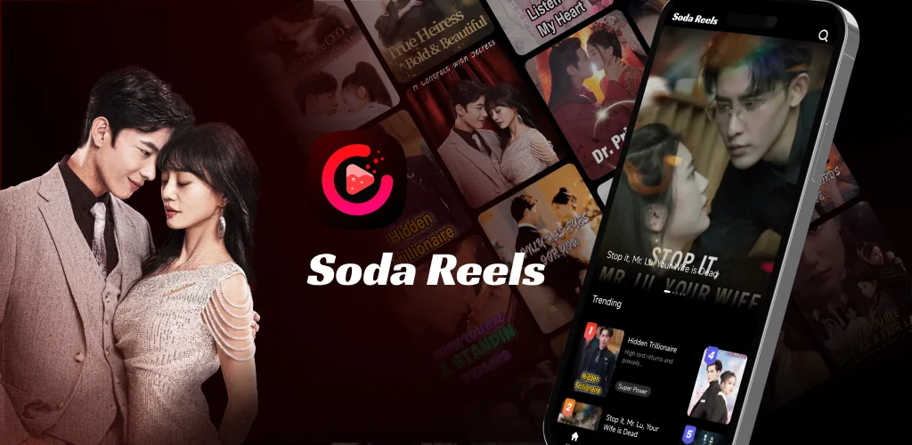 Soda Reels - Drama & show برنامج غلاف فني للأندرويد