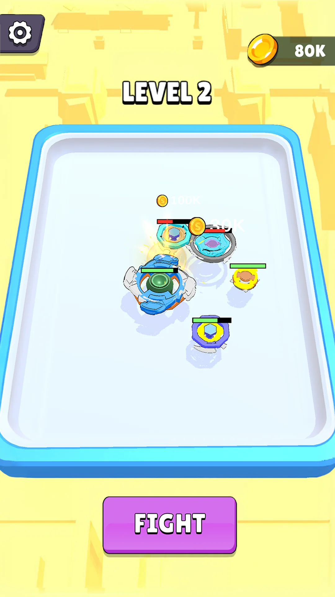 Capture d\'écran 2 de Spinner Merge Combat Toupies