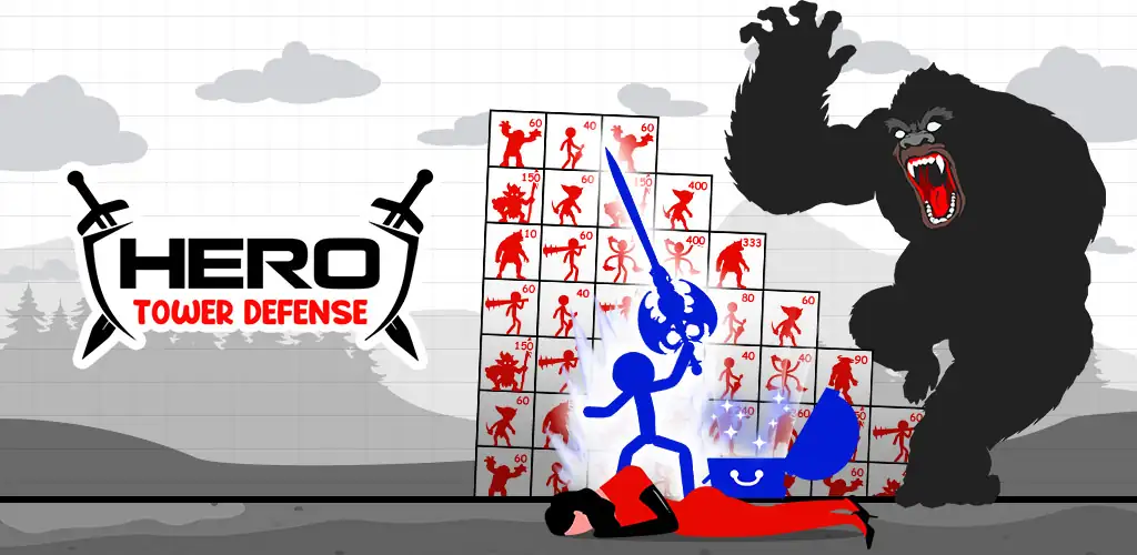 Stick Hero: Tower Defense खेल Android के लिए कवर आर्ट