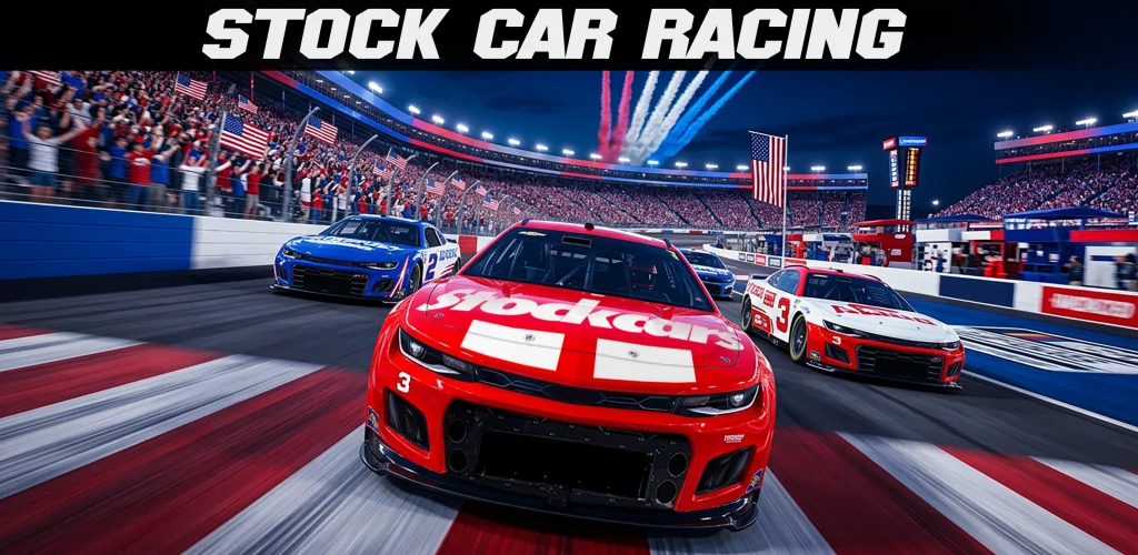 Stock Car Racing игра обложка для Android