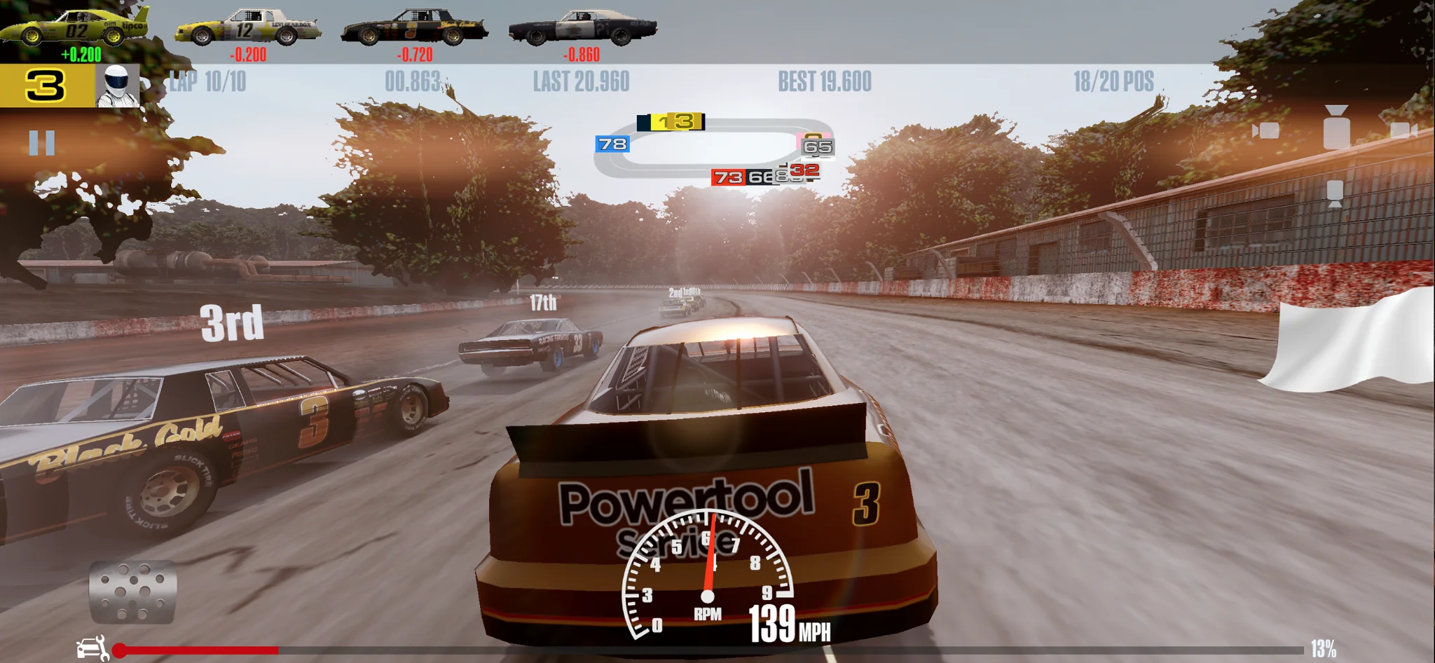 Stock Car Racing скриншот 3