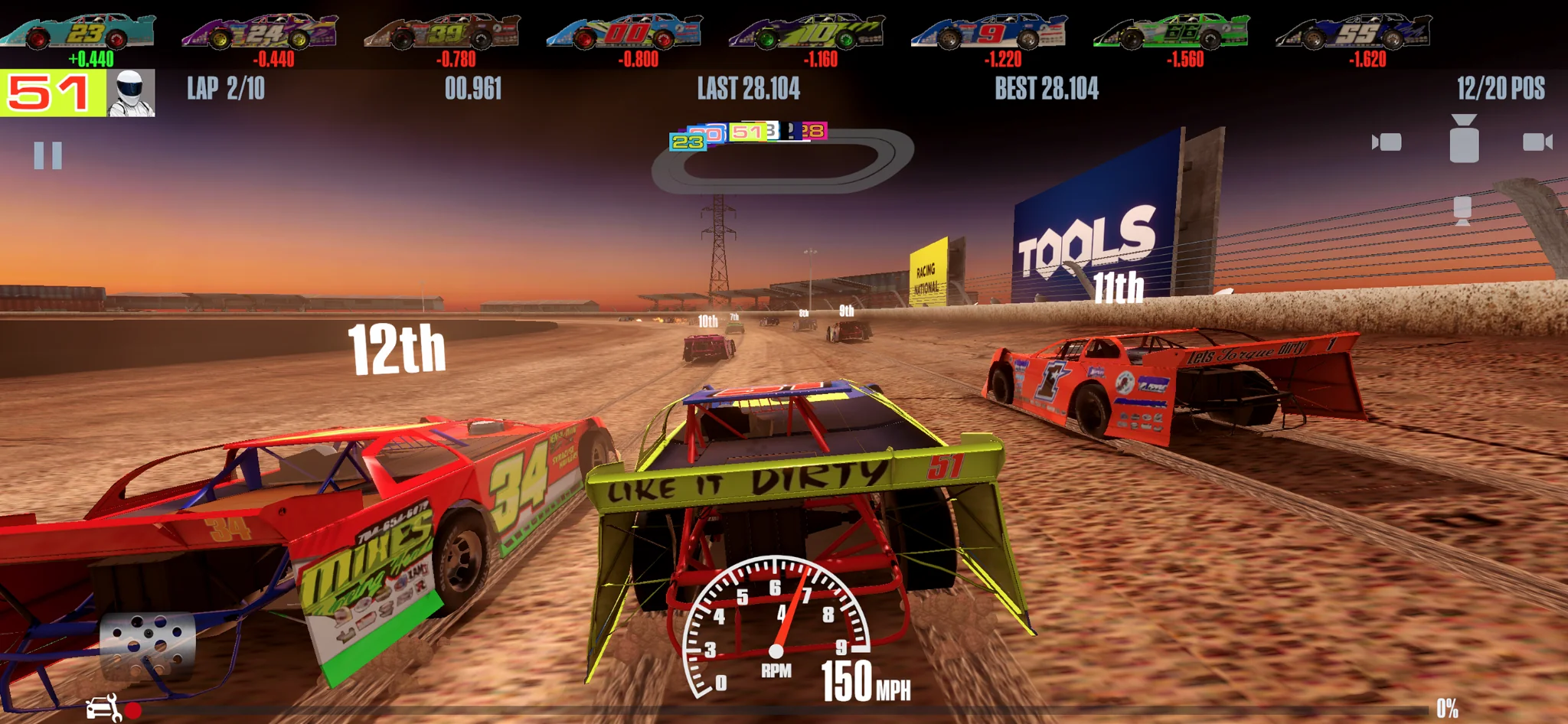 Stock Car Racing скриншот 5