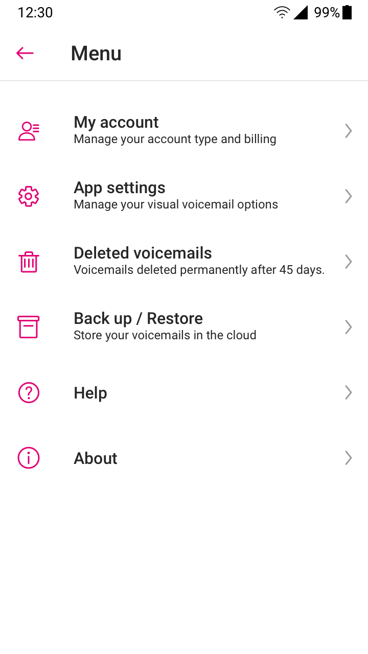 Capture d\'écran 6 de T-Mobile Visual Voicemail