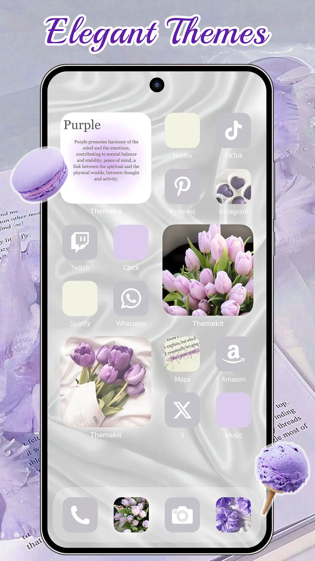 Capture d\'écran 2 de ThemeKit - Themes & Widgets