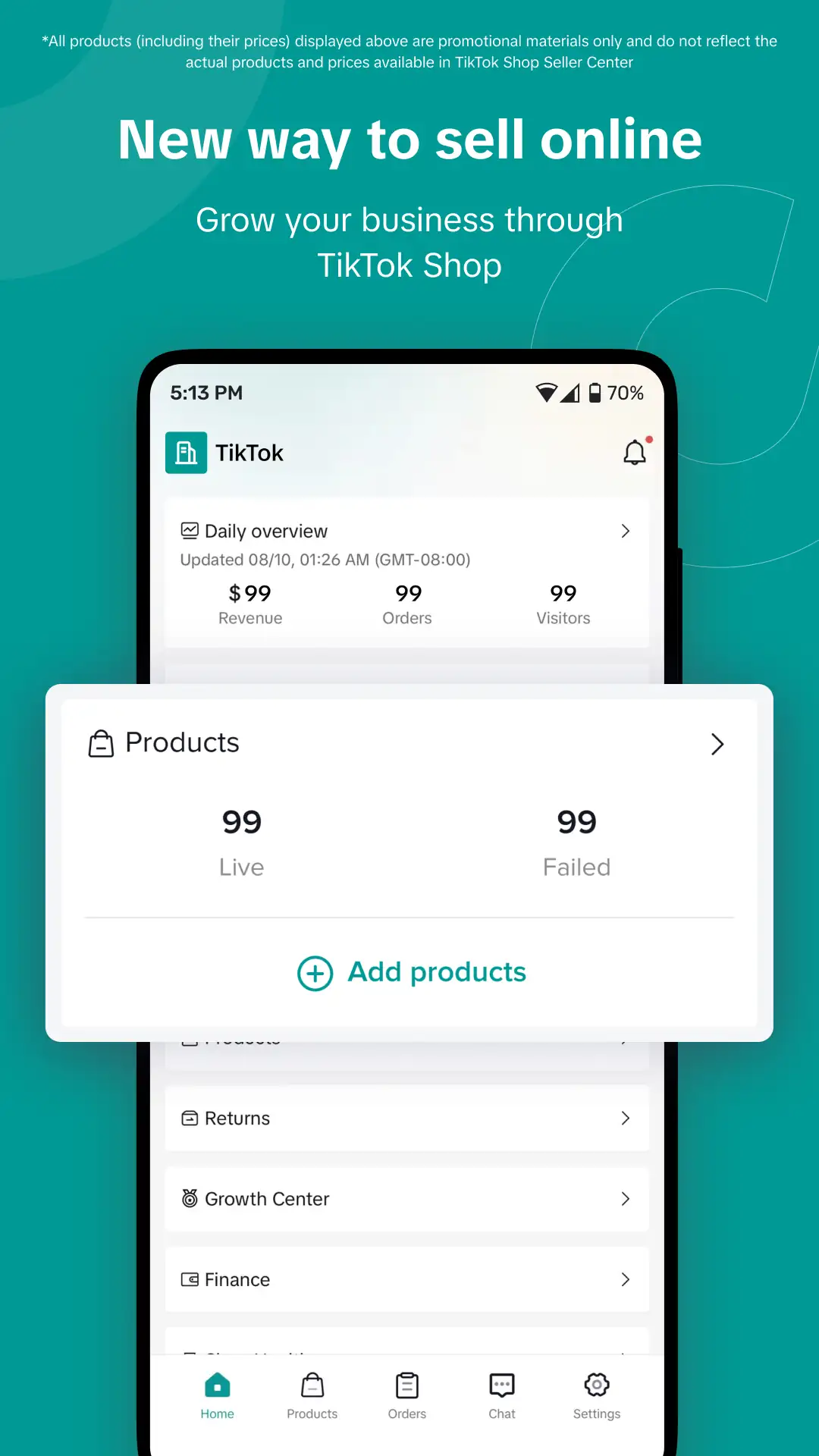 TikTok Shop Seller Center скриншот 1
